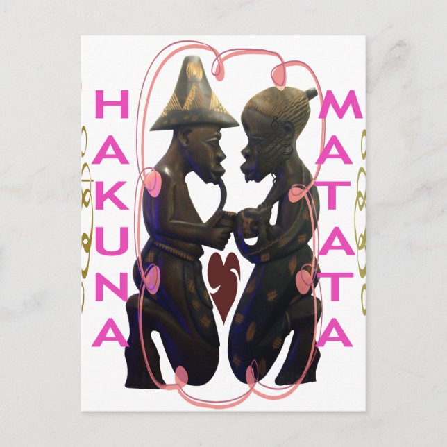 Postal Hakuna Matata Hakunamatata (Anverso)