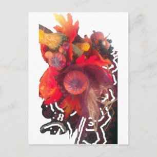 Postal Hakuna Matata Pumkin cesta de frutas especial rega
