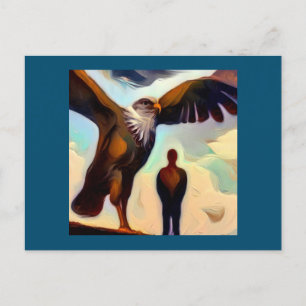 Postal Halcón Animal Espíritu 3