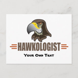 Postal HALCONES - Aves, Mascota de equipo deportivo escol
