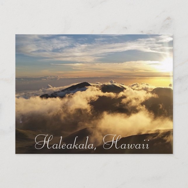 Postal Haleakala, Hawai Fotografía de Postcard Keepsake (Anverso)