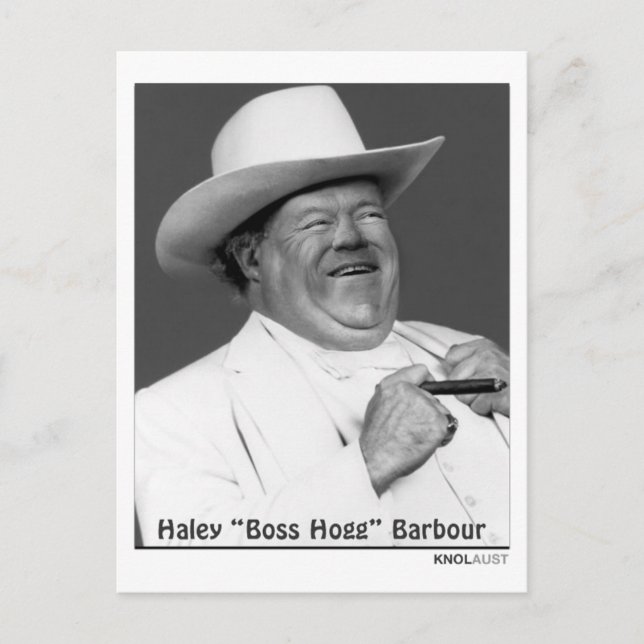 Postal Haley "the Hogg" Barbour (Anverso)