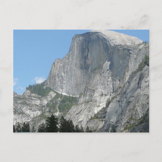 Postal Half Dome de lado en el Parque Nacional Yosemite (Anverso)