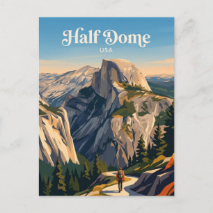 Postal Half Dome Yosemite EE. UU.