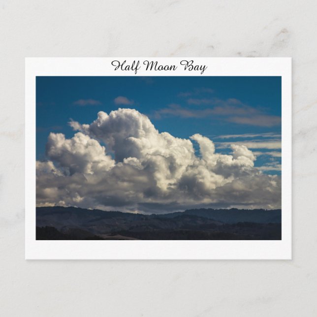 Postal Half Moon Bay The Heavens (Anverso)