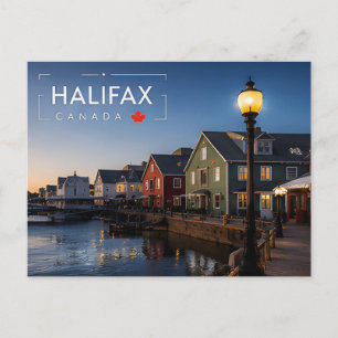 Postal Halifax Canadá Frente al Mar del Norte Viajes 🏔️