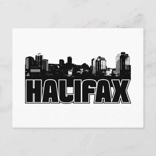 Postal Halifax Skyline (Anverso)