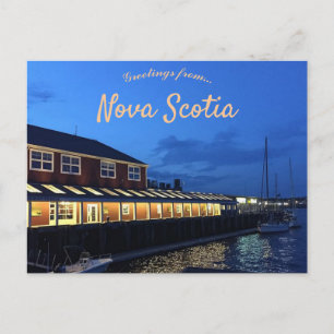 Postal Halifax Waterfront y Boardwalk Nova Scotia