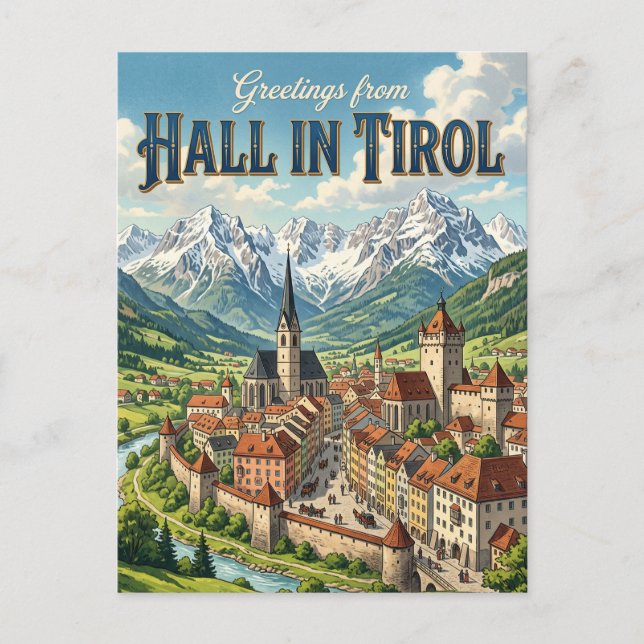 Postal Hall in Tirol Austria (Anverso)
