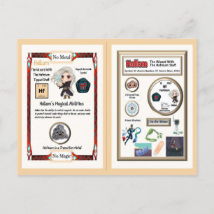 Postal Hallam Wizard - Elemento Hafnio