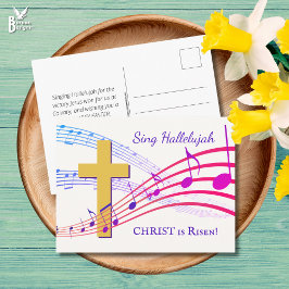 Postal HALLELUJAH CHRIST ES RISEN Easter