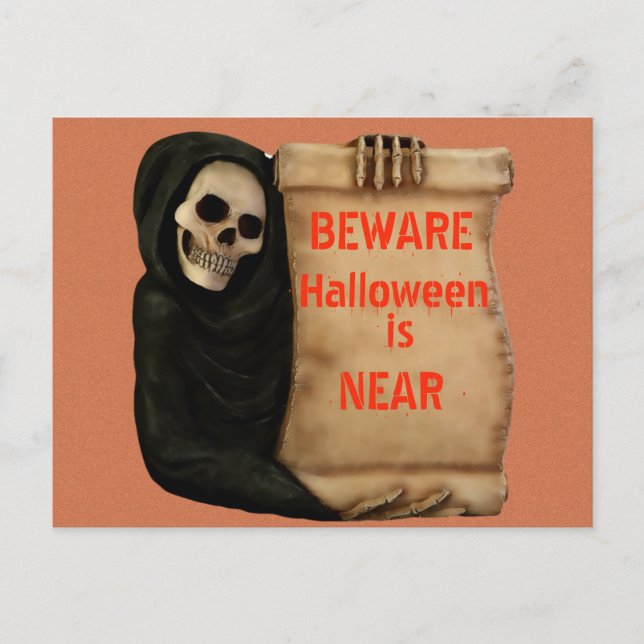 Postal Halloween (Anverso)