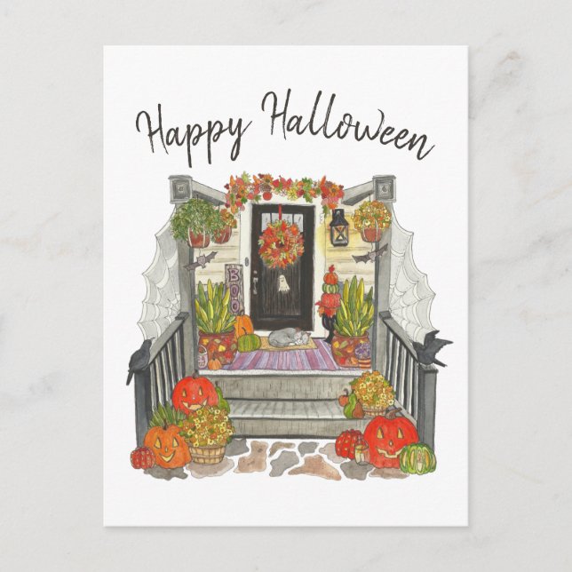 Postal Halloween (Anverso)