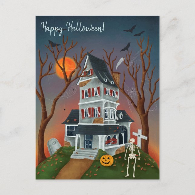Postal Halloween (Anverso)