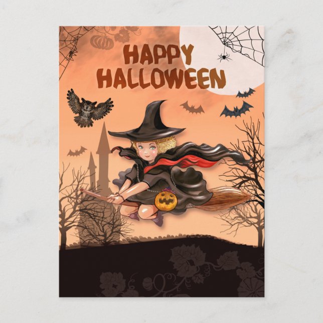 Postal Halloween (Anverso)