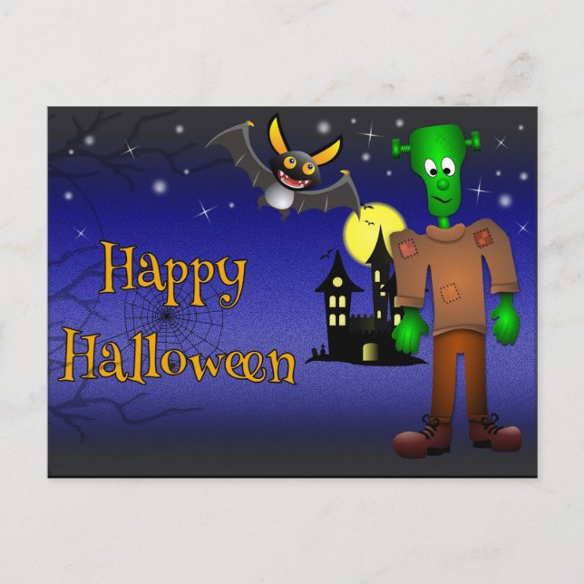 Postal Halloween (Anverso)