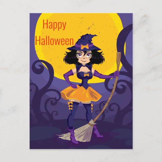 Postal Halloween (Anverso)