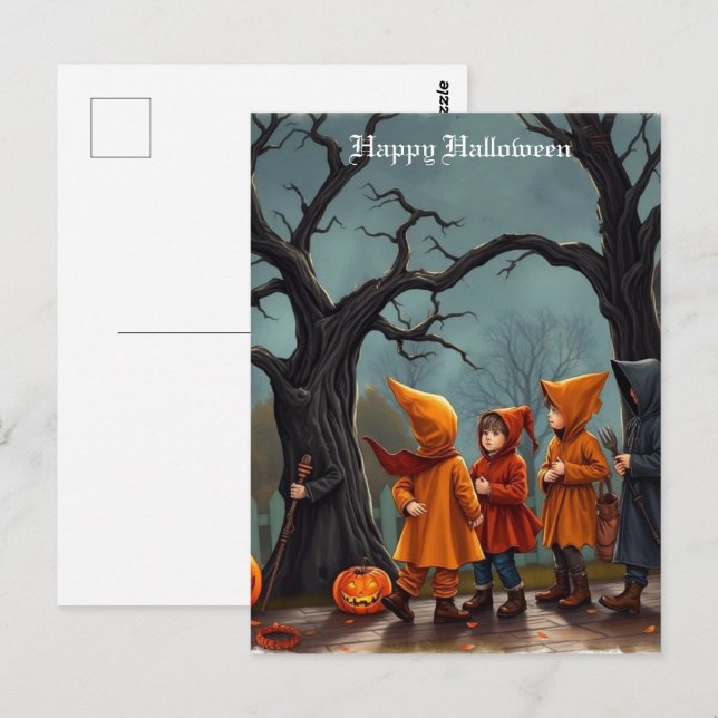 Postal Halloween (Anverso / Reverso)