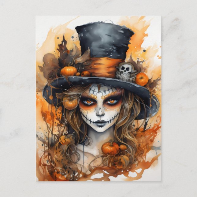Postal Halloween (Anverso)