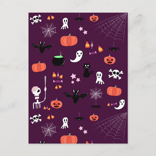 Postal Halloween (Anverso)