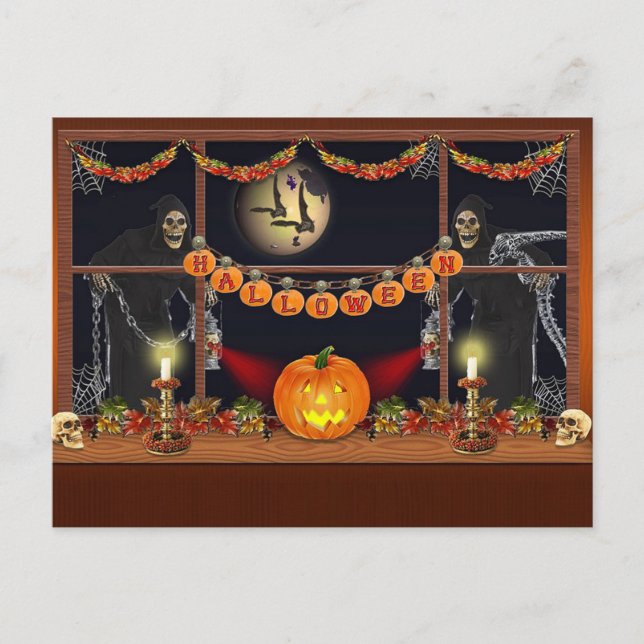 Postal Halloween (Anverso)