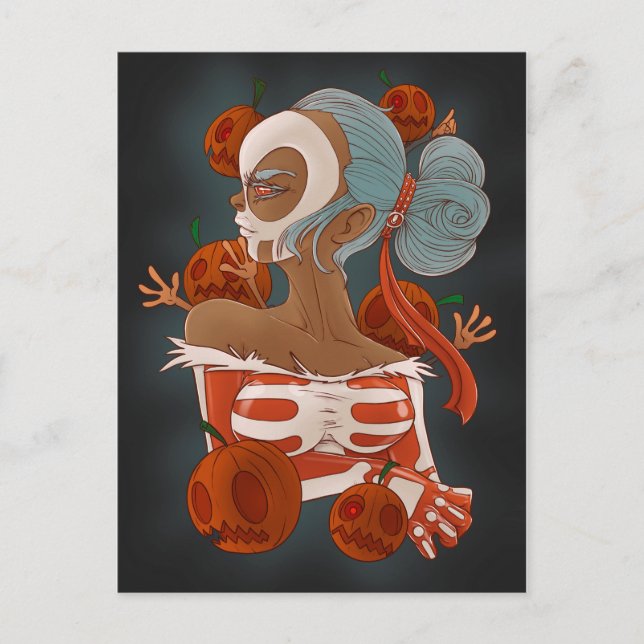Postal Halloween (Anverso)
