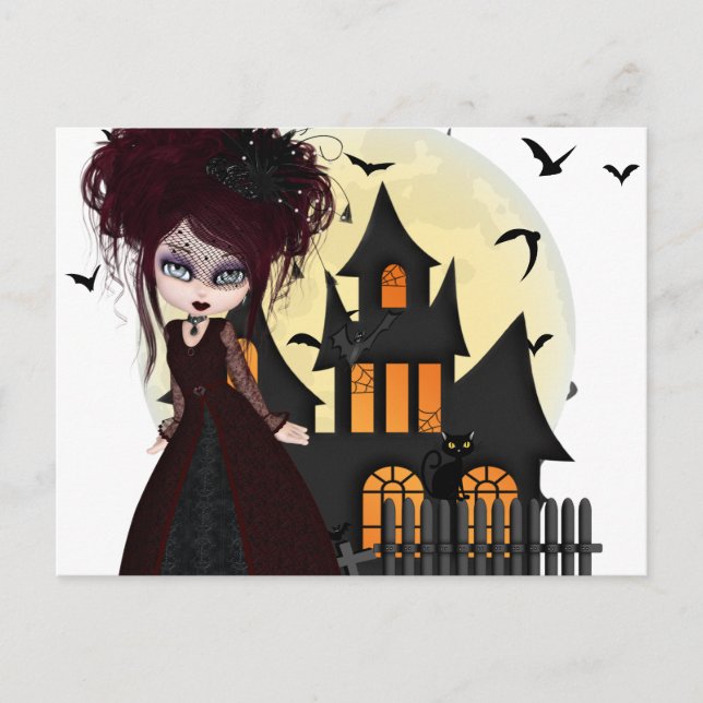 Postal Halloween (Anverso)