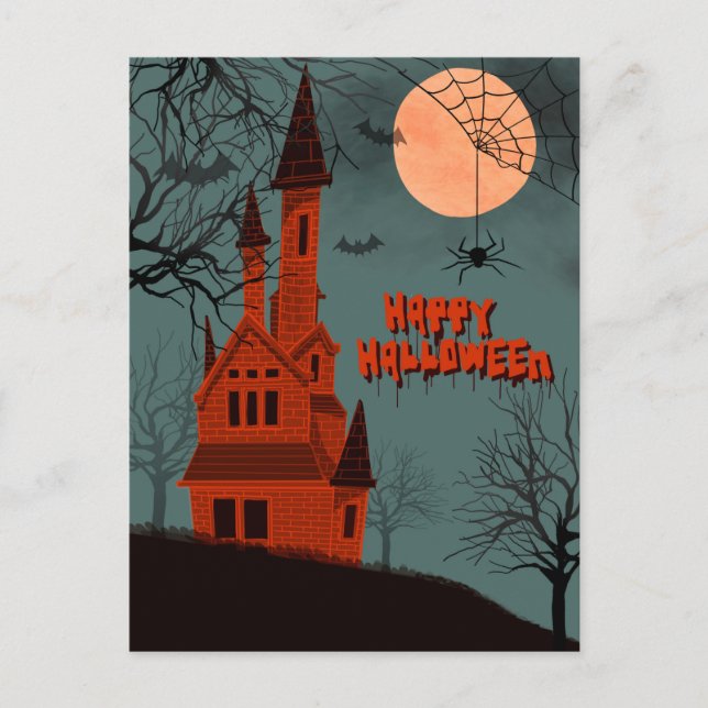 Postal Halloween (Anverso)