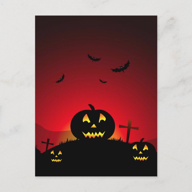 Postal Halloween  (Anverso)