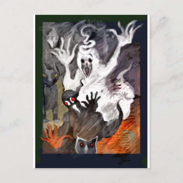 Postal Halloween (Anverso)