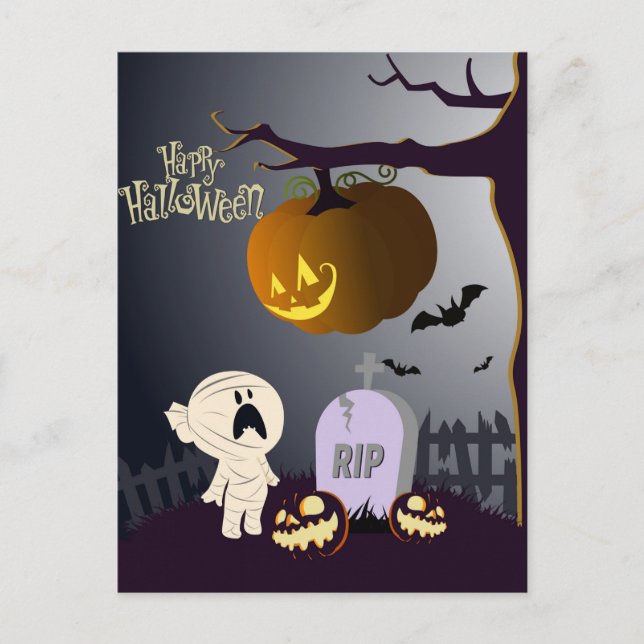 Postal Halloween (Anverso)