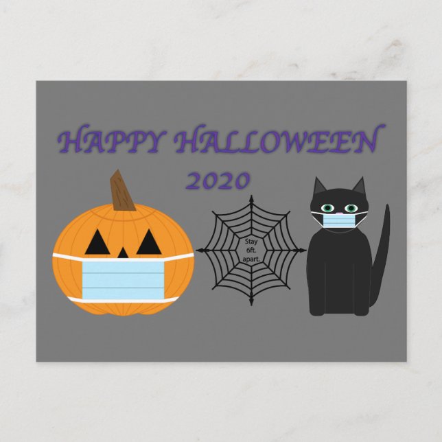 Postal Halloween 2020 (Anverso)