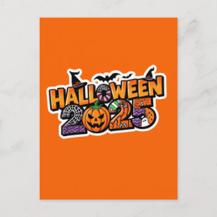 Postal Halloween 2025 Magia – Calabaza Festiva