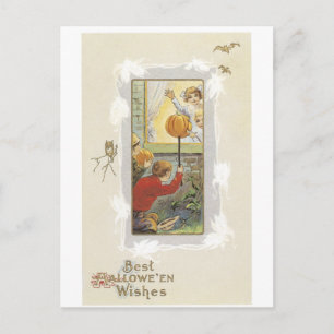 Postal Halloween a la antigua