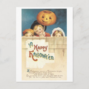 Postal Halloween a la antigua