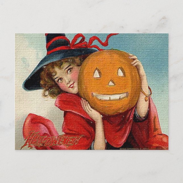 Postal Halloween Antiguo (Anverso)