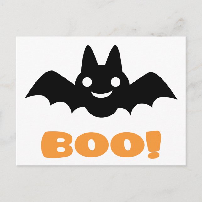 Postal Halloween Bat (Anverso)