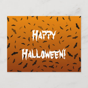 Postal Halloween Bats