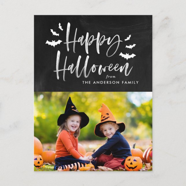 Postal Halloween Bats | Foto de Halloween (Anverso)