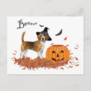 Postal Halloween Beagle