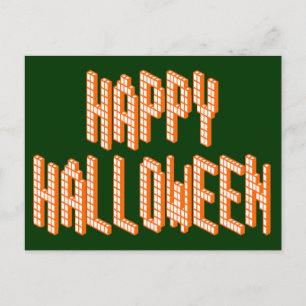Postal Halloween Blox Textos
