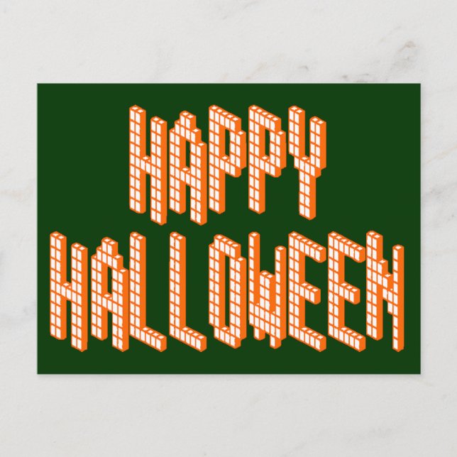 Postal Halloween Blox Textos (Anverso)