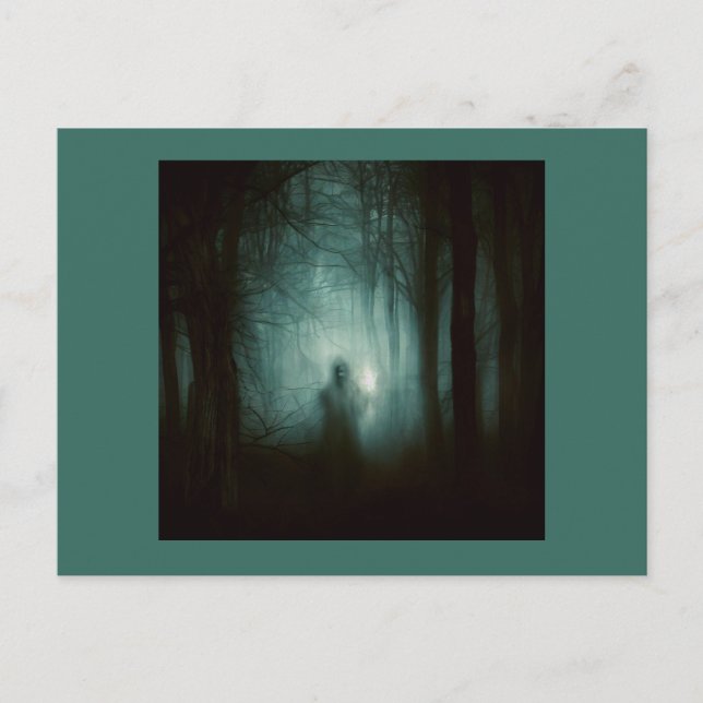 Postal Halloween - Bosque embrujado 2 (Anverso)