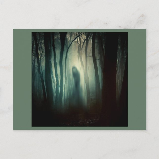 Postal Halloween - Bosque embrujado 4 (Anverso)