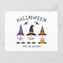 Postal Halloween con mi Naranja púrpura