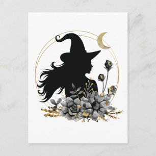 Postal Halloween contemporáneo moderno