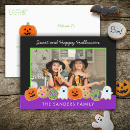 POSTAL HALLOWEEN COOKIES FOTO POSTCARD