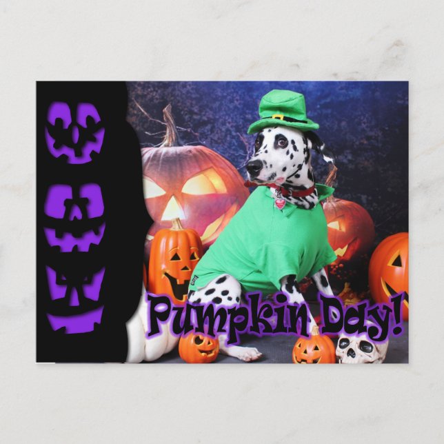 Postal Halloween - Dalmatian - Dash (Anverso)