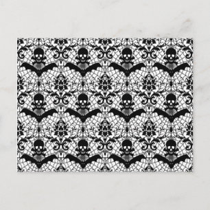 Postal Halloween Damask