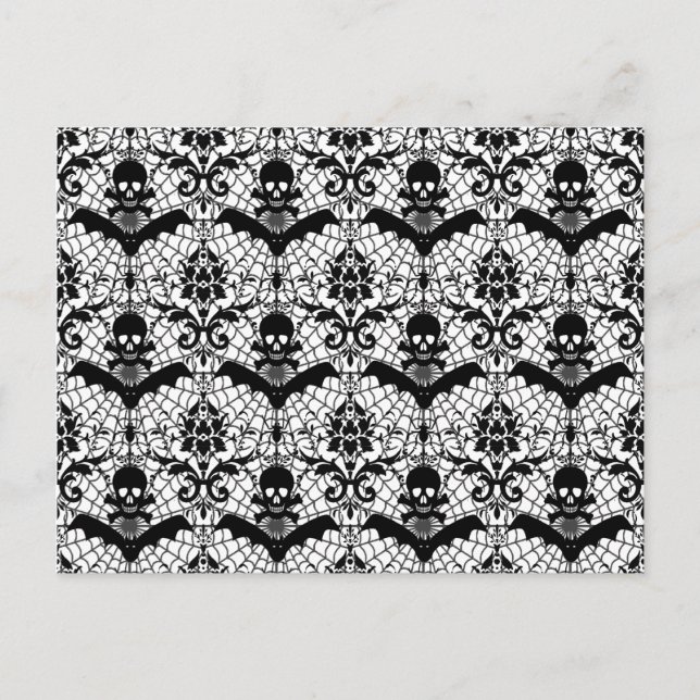 Postal Halloween Damask (Anverso)